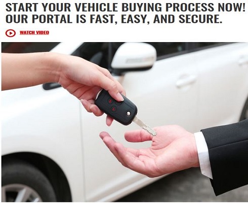 Your vehicle buying process portal is fast, easy, and secure.