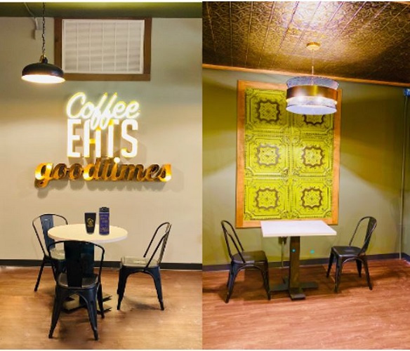 New Shorewood Fiddleheads Coffee & Eats Cafe Interior