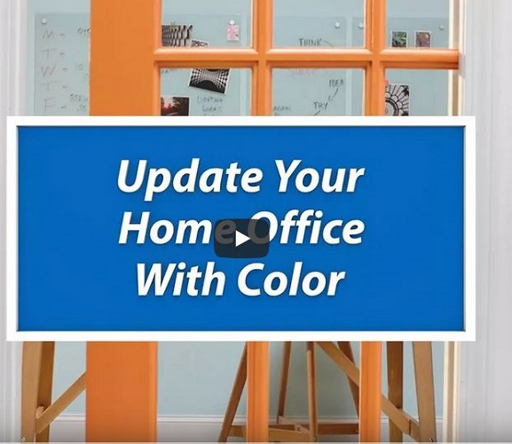 Update Your Home Office with Fresh Paint Colors